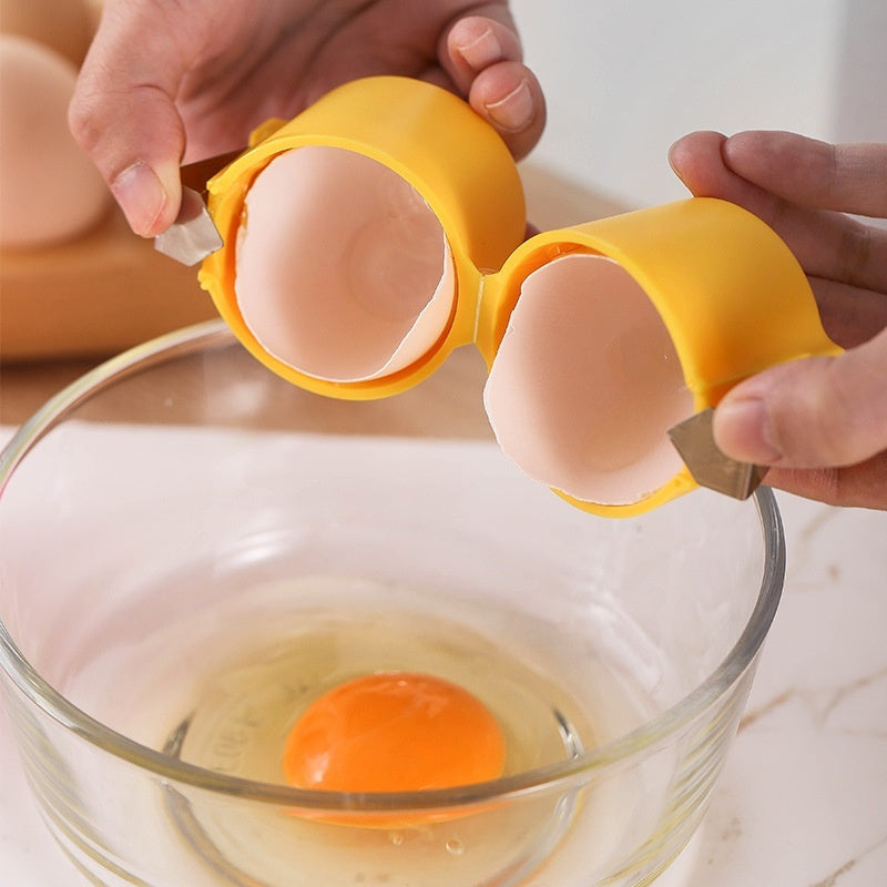 Egg Shell Opener & Beater – Cooking & Baking Tool