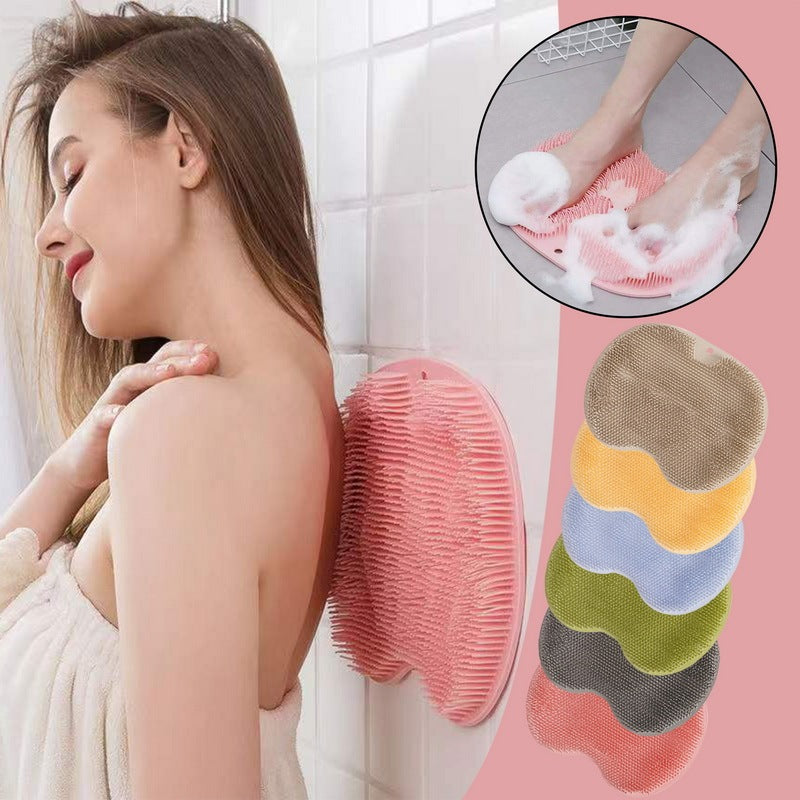 Silicone Massage Bath Brush & Body Scrubber Mat