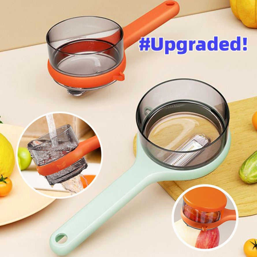 Multi-Functional Peeler with Built-in Storage